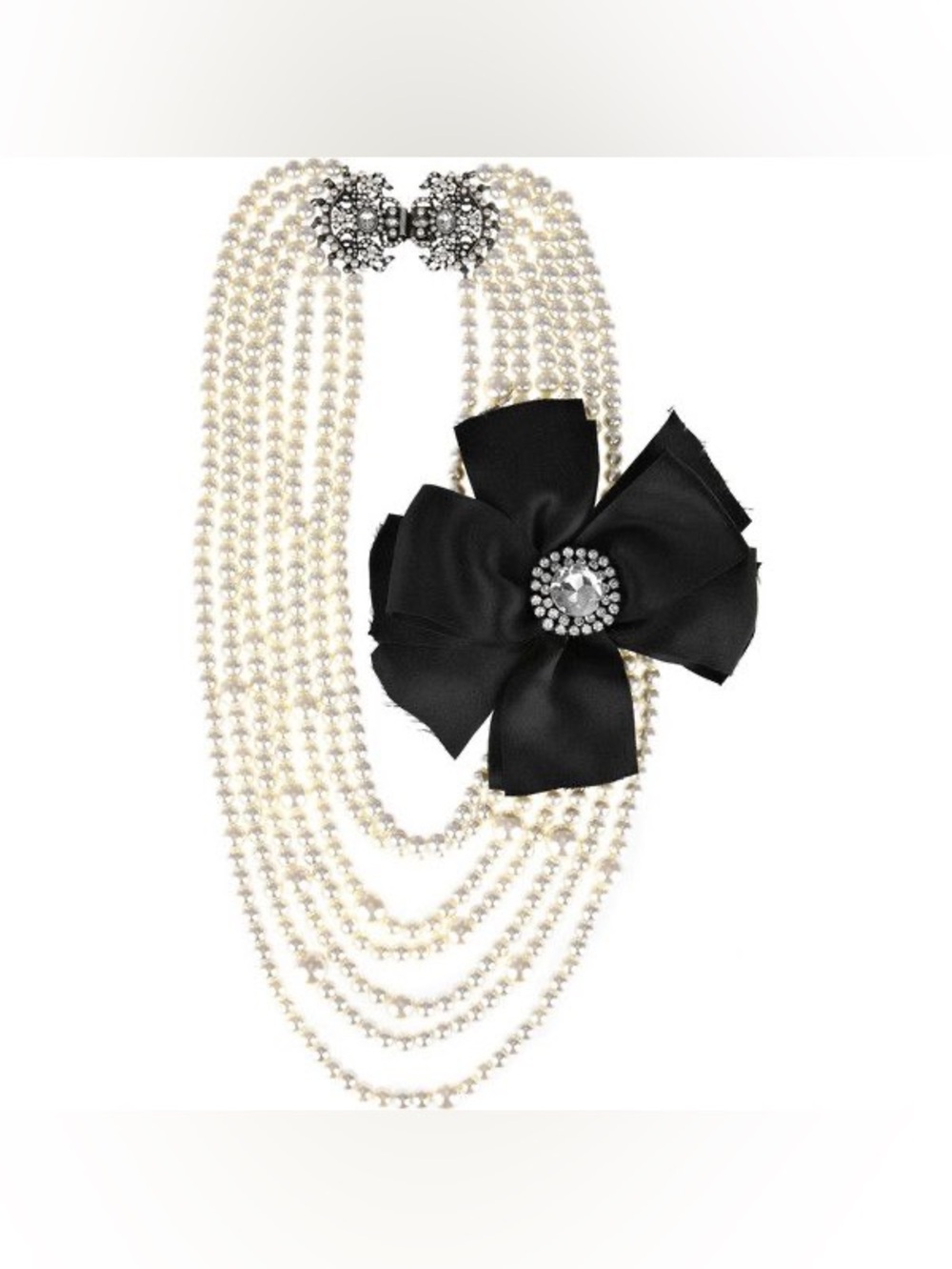 Vintage Lee Angel from Neiman Marcus Pearl statement necklace
